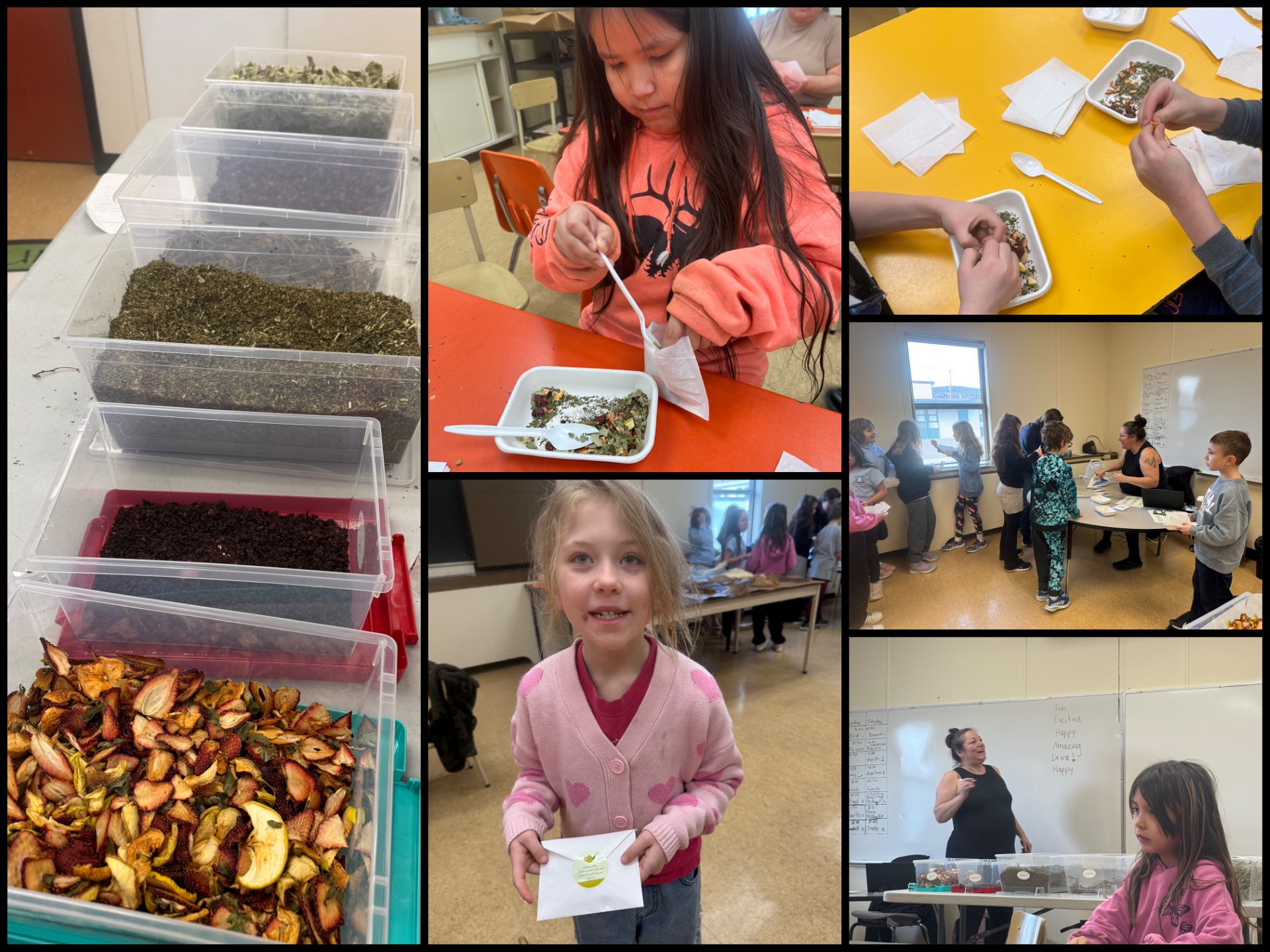 Traditional Tea Blending at Marie Sharpe marina campsall