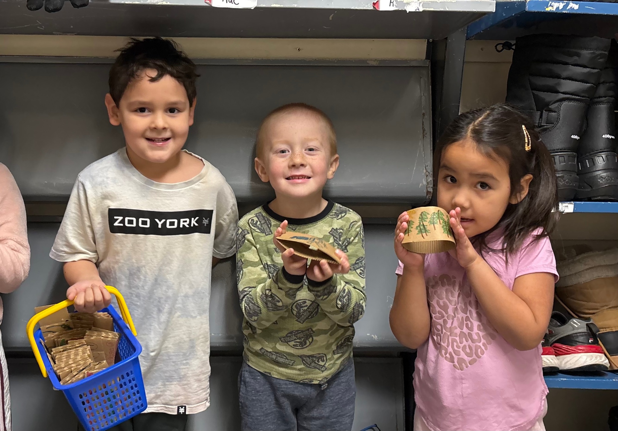 K 1 Students Bring Cheer to The Cariboo Cafe marina campsall